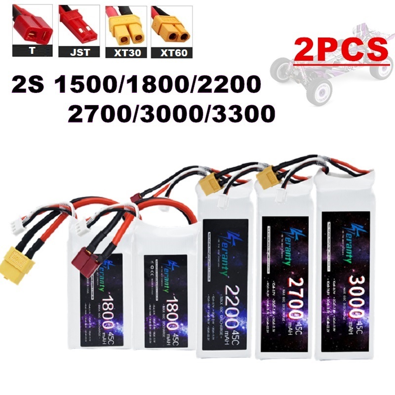 Drone Rc Leading - 2 sztuk 7.4V Lipo 2S bateria