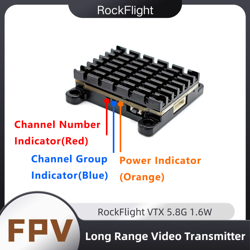RockFlight TX663 VTX 5.8G 48CH – Drone Rc Toy recenzja i cena