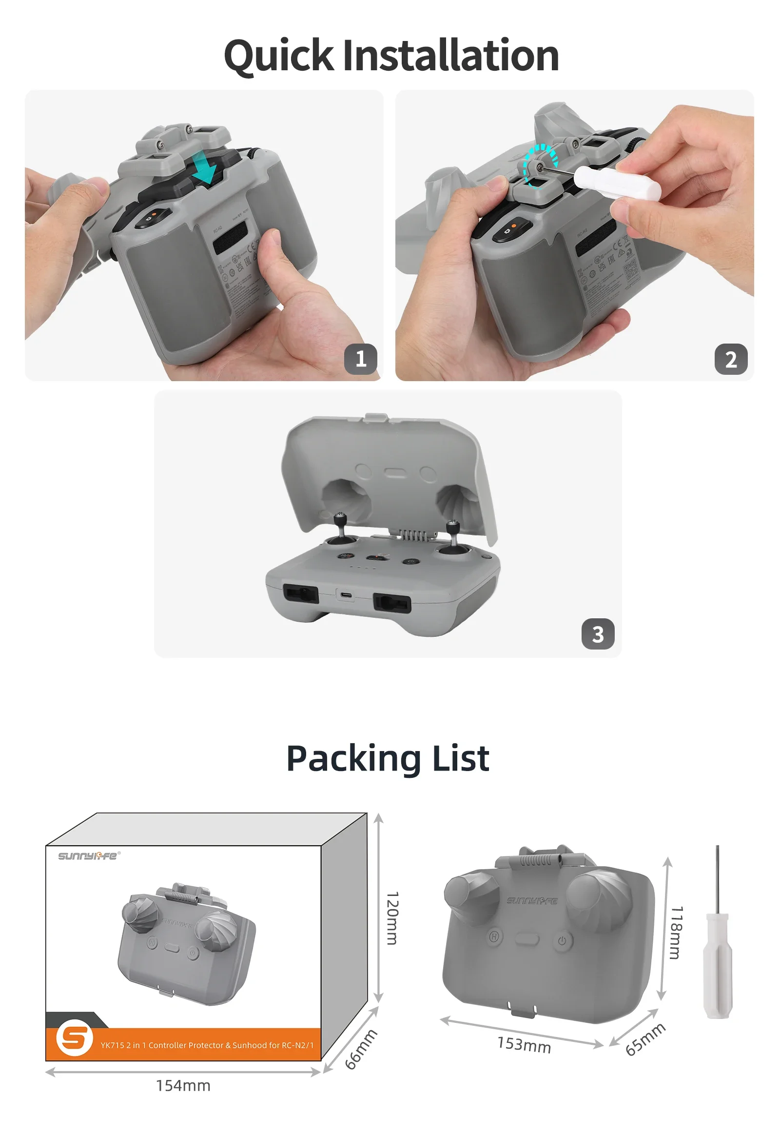 Osłona kontrolera 2 w 1, osłon – Drone Dji Rc Mini recenzja i cena