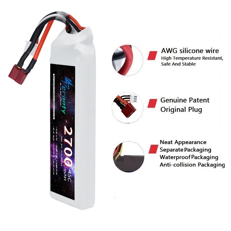 1/3PCS 2S 7.4V Lipo Battery 27 – Drone Rc Leading recenzja i cena