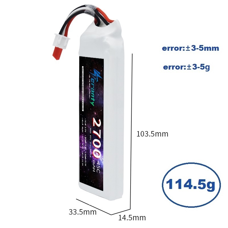 1/3PCS 2S 7.4V Lipo Battery 27 – Drone Rc Leading recenzja i cena